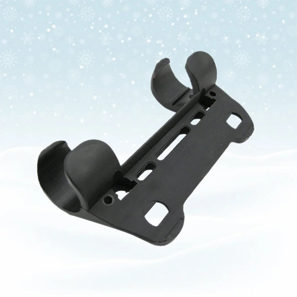 

5pcs Portable Retaining Bracket Mount Double Mouth Inflator Frame Accessories Durable Pump Holder Fixing Clip Bike Cycling Black