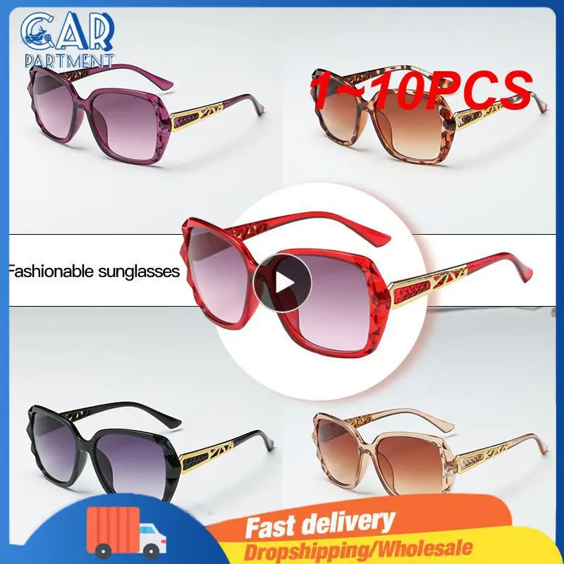 

1~10PCS Glasses Sunglass Woman 2020 Gradient Lens Eyeglasses Motorcycle Equipments High Quality Brand Design Women Sunglasses