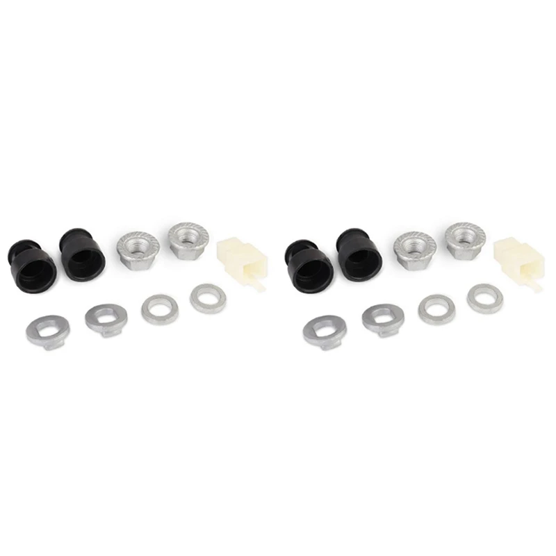 

2X E-Bike Electric Bicycle Hub Motor Axle M12 Rear Lock Nut /Lock Washer /Spacer /Nut Cover With 12Mm Shaft