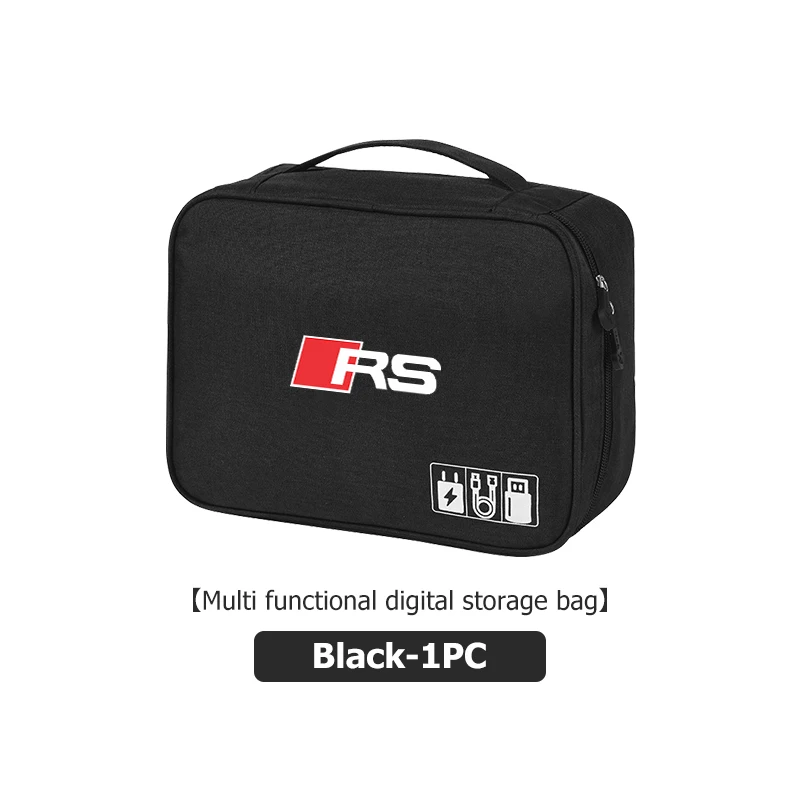 

Водонепроницаемая сумка для хранения, портативный органайзер для электронных аксессуаров для Audi Q7 Q3 Q5 R8 TT S5 S6 RS Sline Quattro A4 A5 Q5 A6