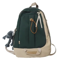traveasy fashion female backpacks large capacity nylon women school bags men preppy style contrast color ladies casual laptop