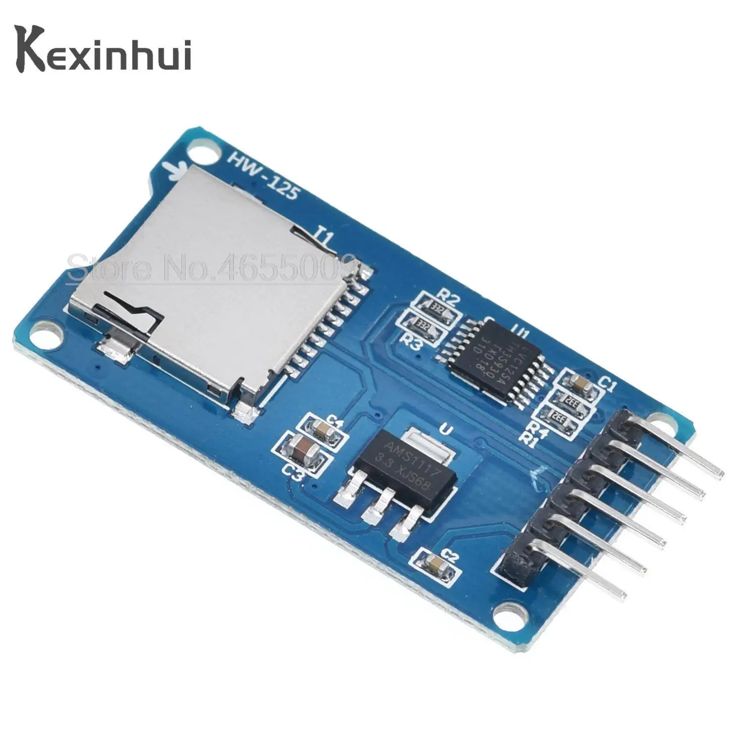 Micro SD Плата расширения памяти TF карта защитный модуль SPI для Arduino - купить по