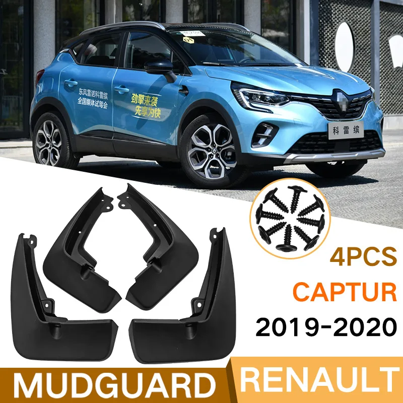 

Mud Flaps For Renault Captur 2019 2020 Mudguards MudFlaps Front Rear Fender Car Accessories