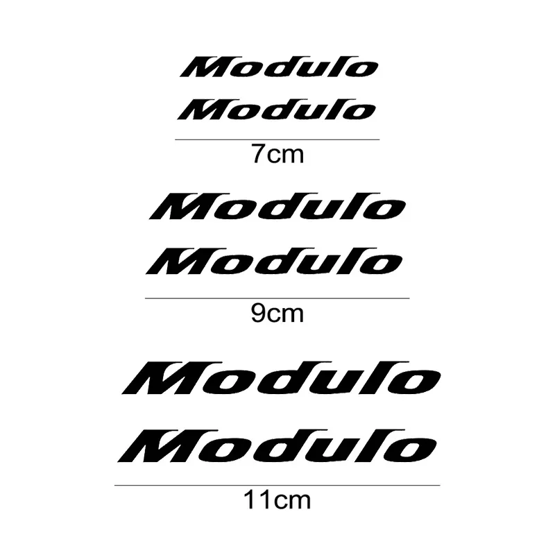 

6 шт., виниловые наклейки на тормозной суппорт автомобиля Honda Modulo