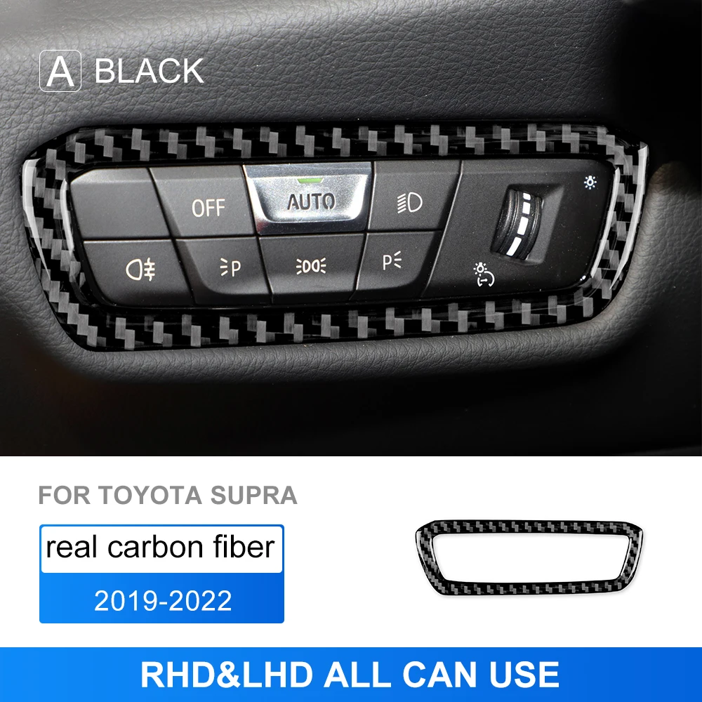 

Настоящая мягкая наклейка на рамку фар автомобиля из углеродного волокна для Toyota Supra GR A90 A91 MK5 2019 2020 2021 2022 2023-2025 автомобильные аксессуары