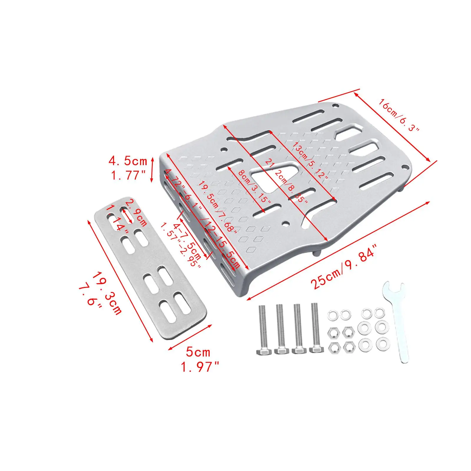 Монтажный кронштейн хвостовой коробки для электрических велосипедов съемный