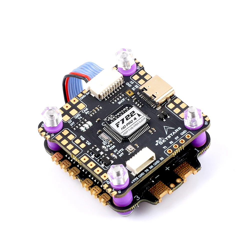 Skystars F722 HD Pro 4 MPU6000 + 45A 4in1 ESC