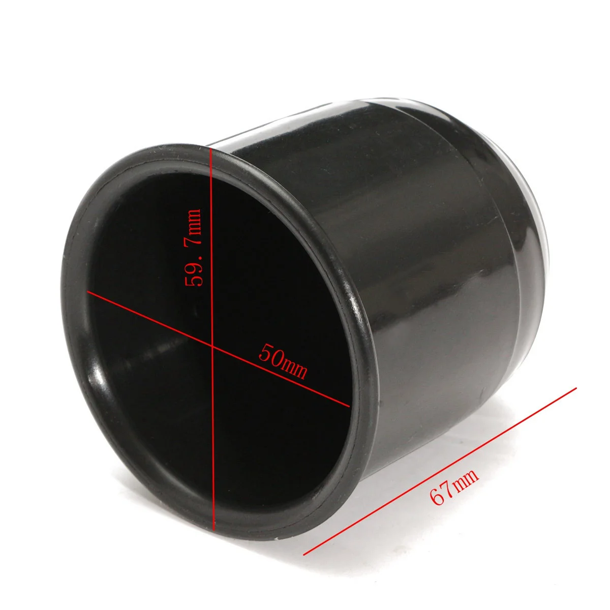 

Universal 50mm Trailer Ball Cover Ball Protection Hitch Ball Cover Towball (Black)