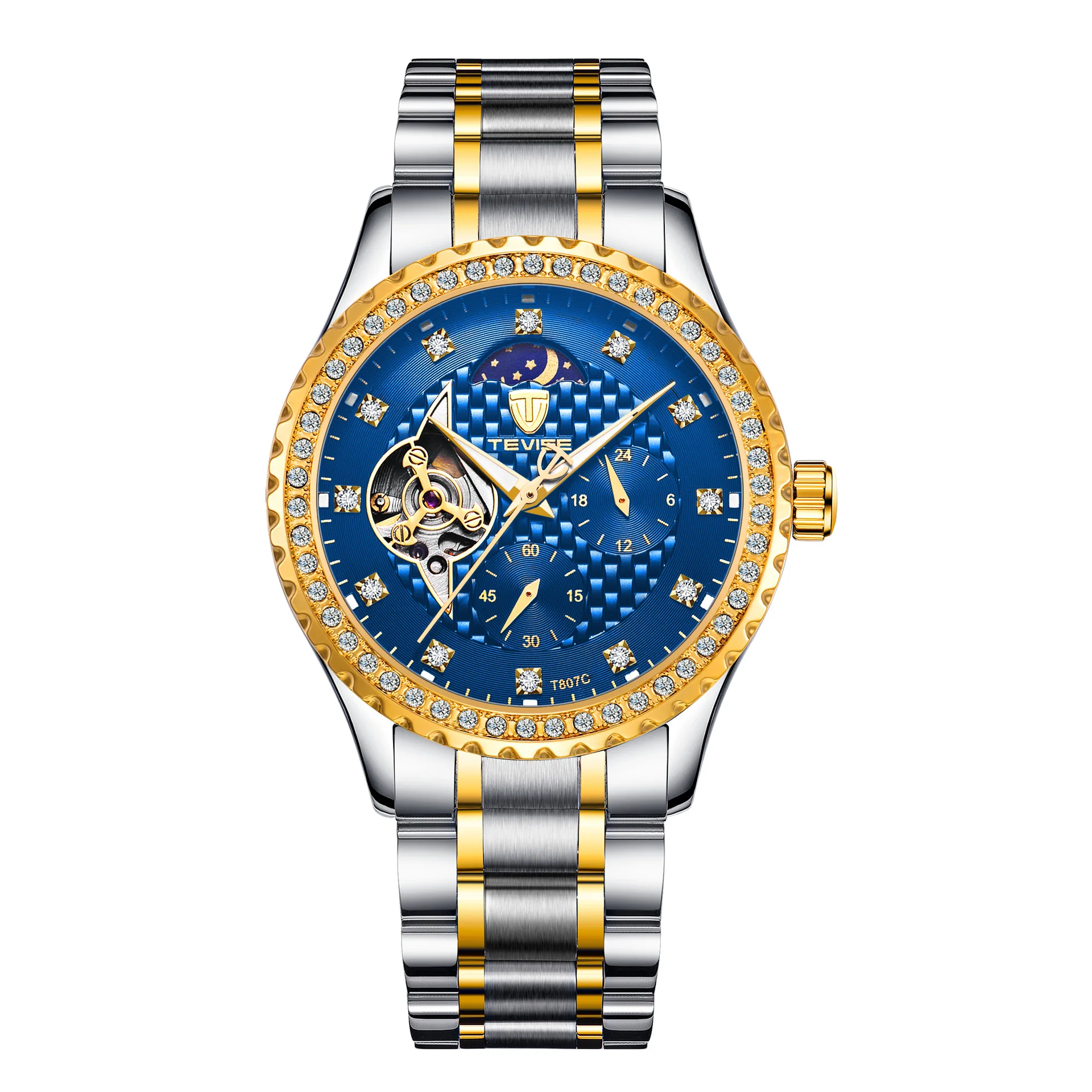 Watch full diamond men's watch