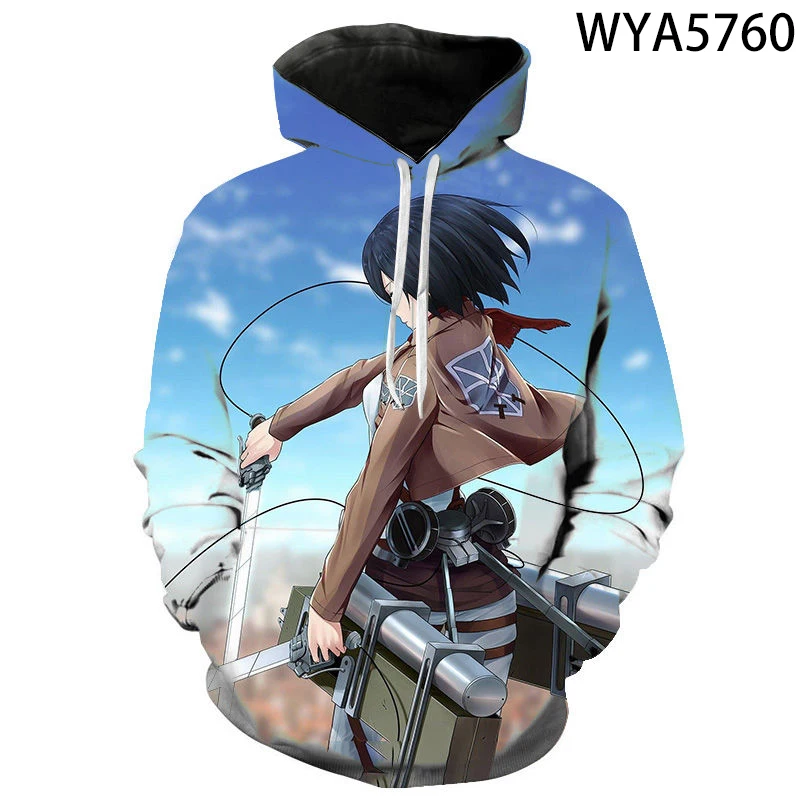 

Streetwear Attack On Titan Attaque Des Titans Men Women Children Hoodies Printed 3D Boy Girl Kids Sweatshirts Casual Jacket