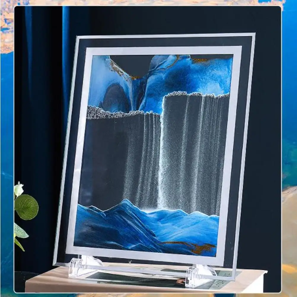 

Moving Sand Art Picture Living Room Ornament 3d Three-dimensional Hourglass Painting Home Office Decoration Gift