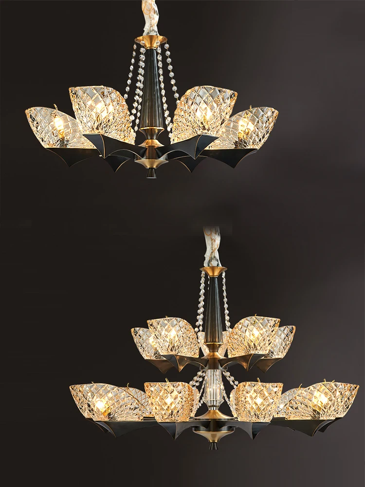 Подвесные светильники NoEnName_Null янтарное стекло латунь