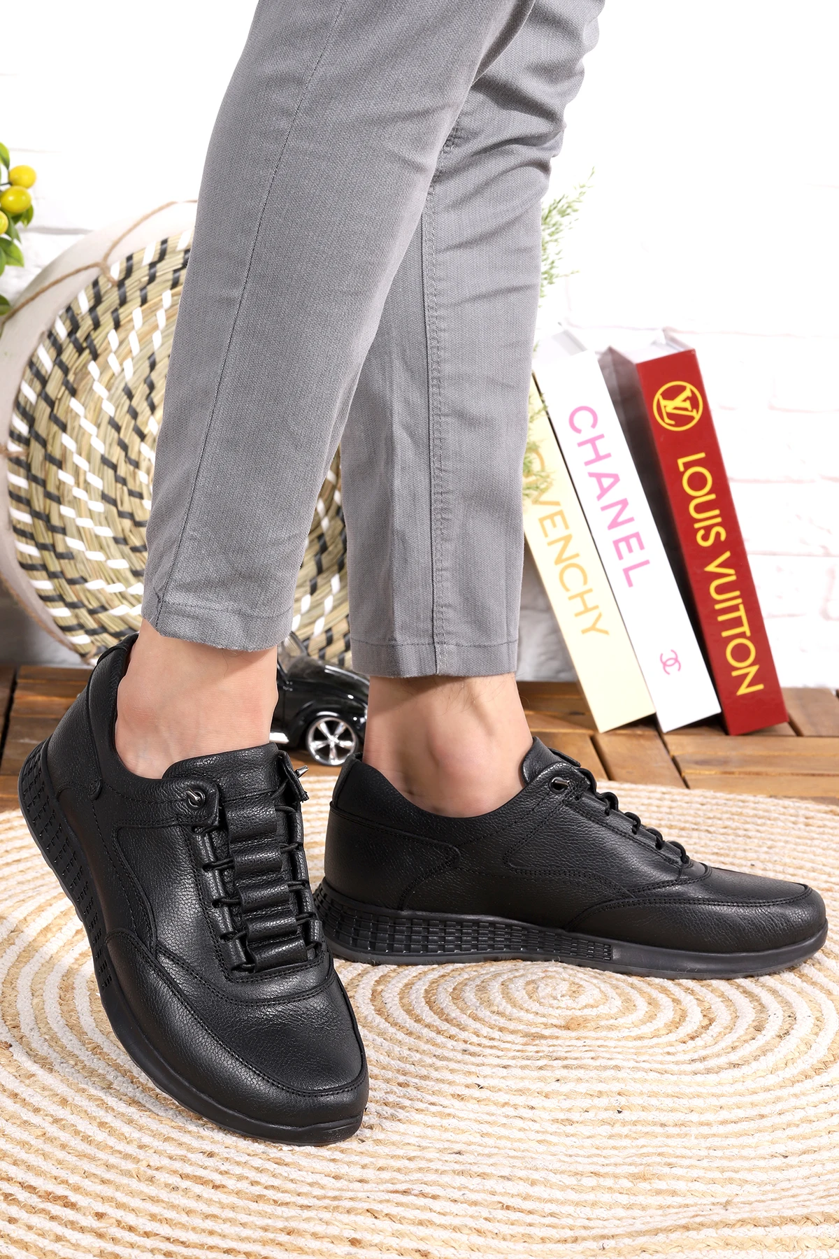 7329 кожаная мужская повседневная обувь |