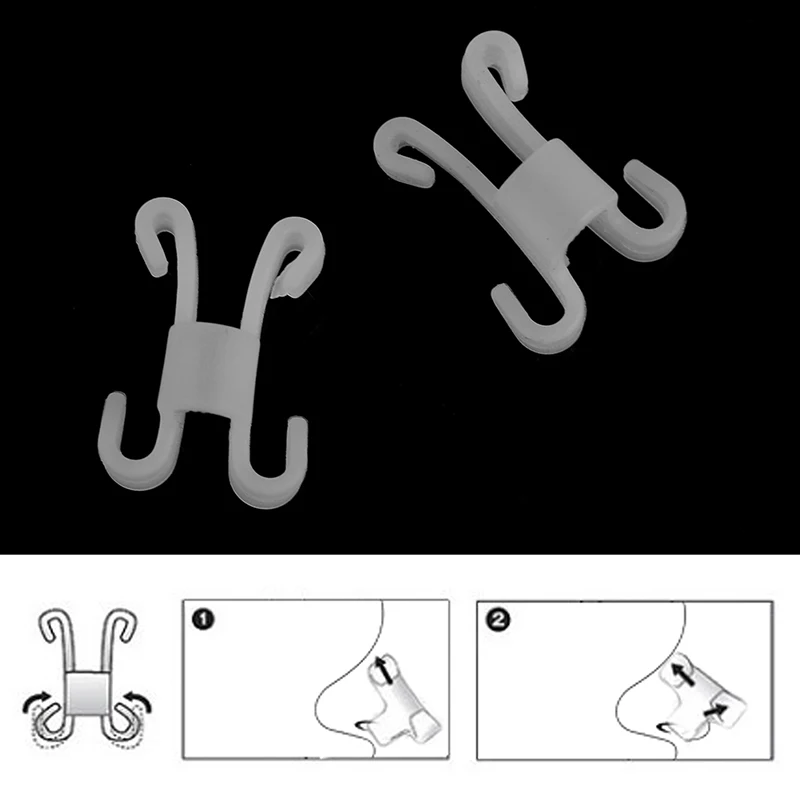 

2 шт., силиконовые клипсы для носа против храпа