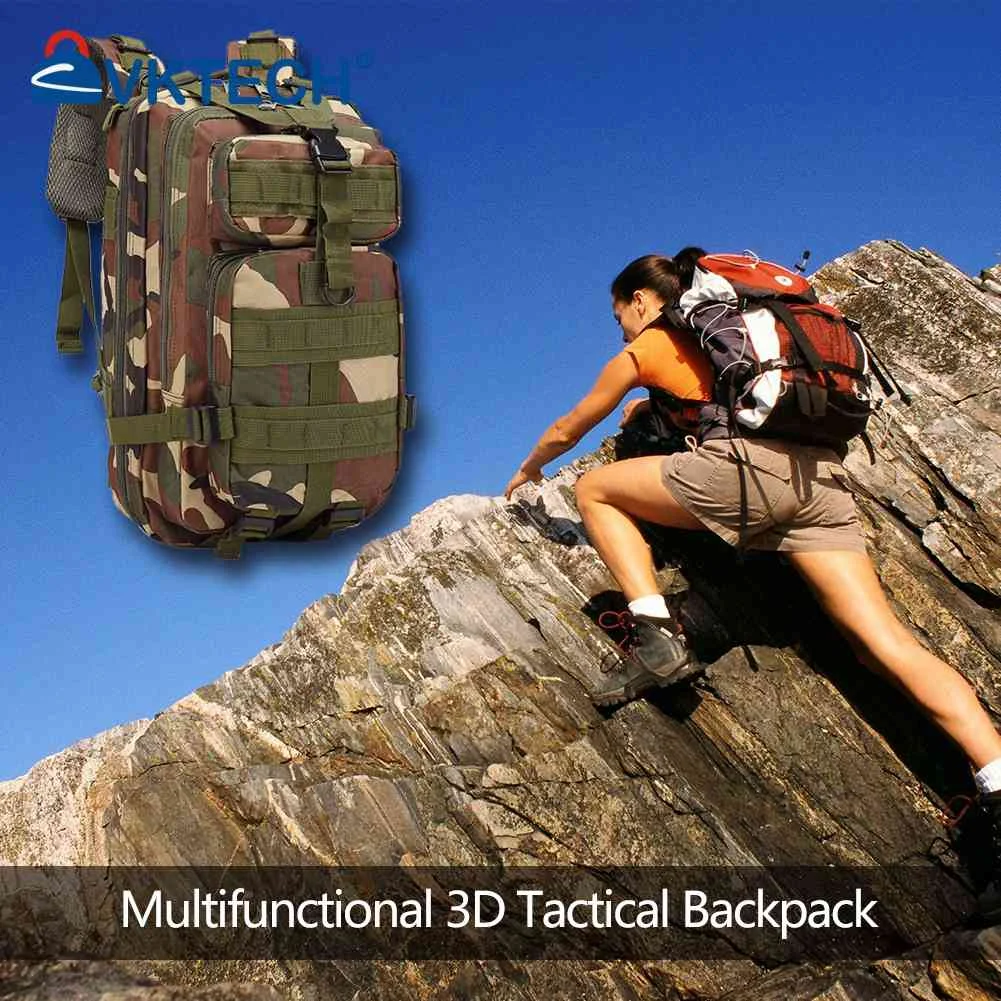 

30L Molle Pouch Backpack EDC Pack Oxford Waterproof Trekking Army Tactical Airsoft Bag Rucksack Climbing Knapsack Hunting Bags