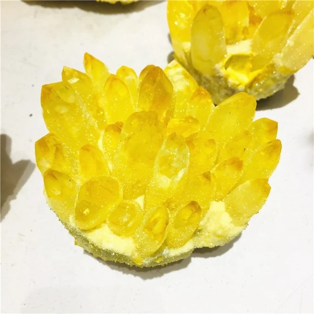 400 г ~ 600 высококачественные натуральные желтые призрачные кварцевые