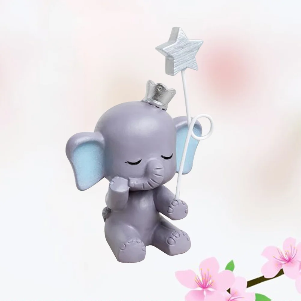 

Elephant Cake Resin Decoration Figurine Statue Decor Gifts Little Lucky Ornaments Figurines Ornament Good Statues Wedding Luck