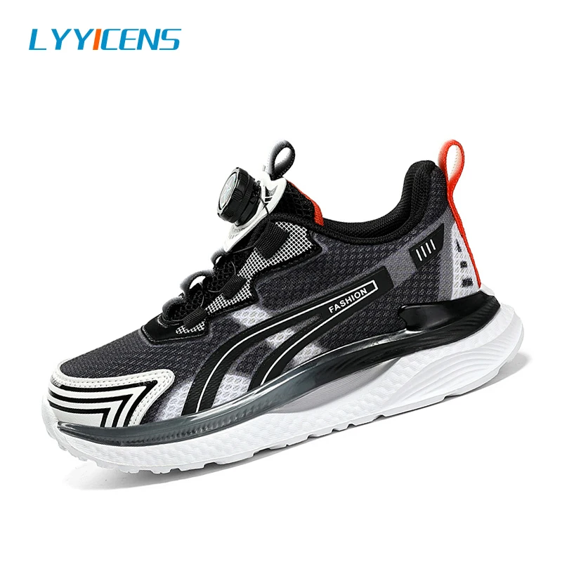 

Four Seasons Sneakers for Boys Kids Breathable Anti-Slippery Buckle Strap Children Casual Shoes Fashion Outdoor Sneakers