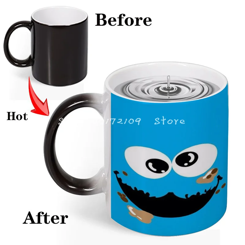 Кулинарная чашка Монстр Улица Сезам волшебная керамическая для кофе воды