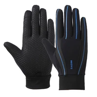 summer high elastic ice silk sunscreen gloves cycling and driving non slip breathable gloves