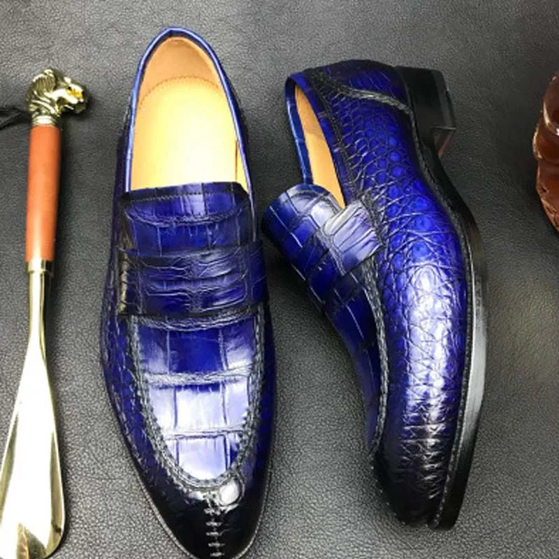 Рисунок 3 - Мужские туфли из натуральной крокодиловой кожи