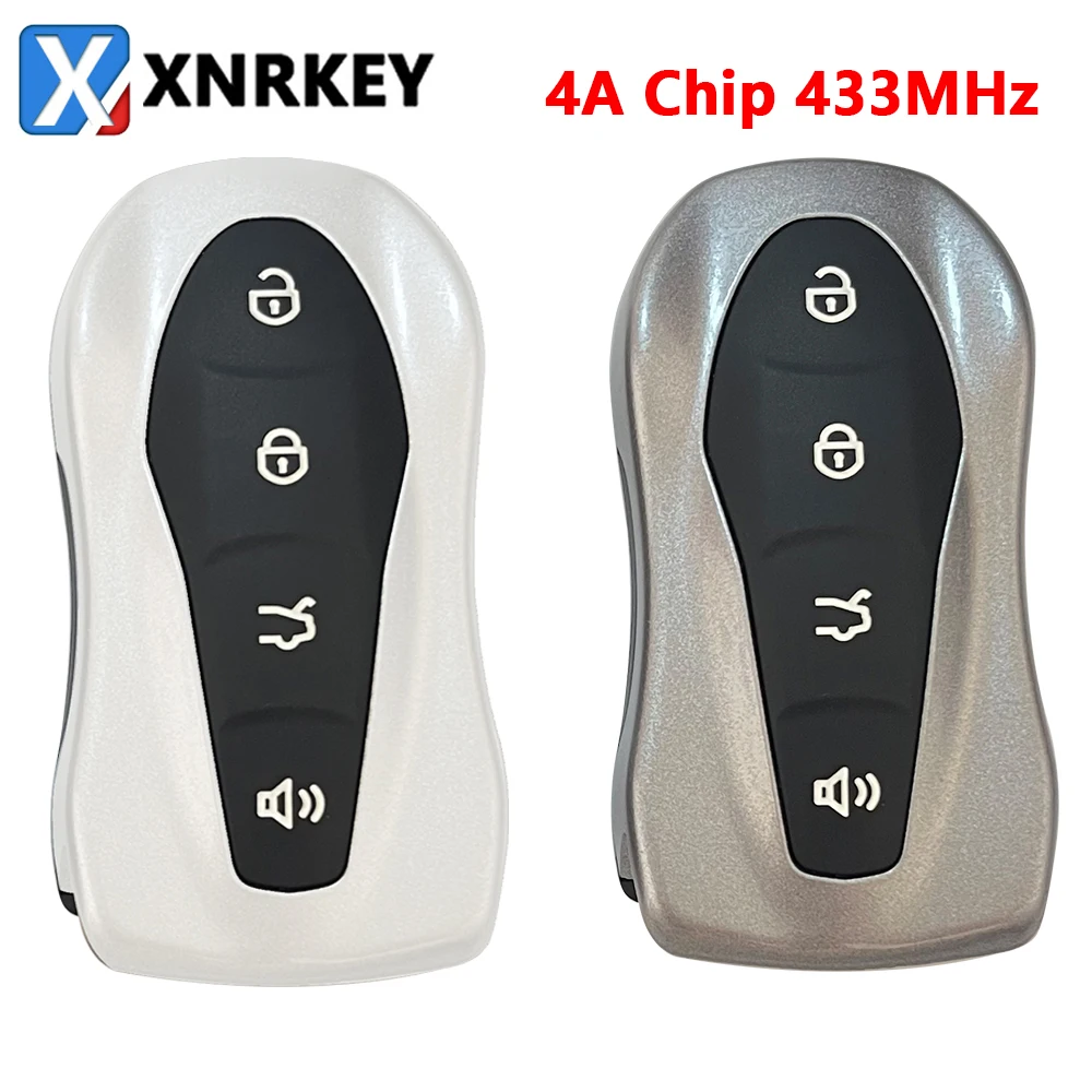 XNRKEY 4-кнопочный фрикционный чип 433 МГц 4A для Geely Atlas Tugella Azkarra Coolray Okavango Proton Emgrand X7 GS Binray XNRKEY 4-кнопочный фрикционный чип 433 МГц 4A для Geely Atlas Tugella Azkarra Coolray Okavango Proton Emgrand X7 GS Binray