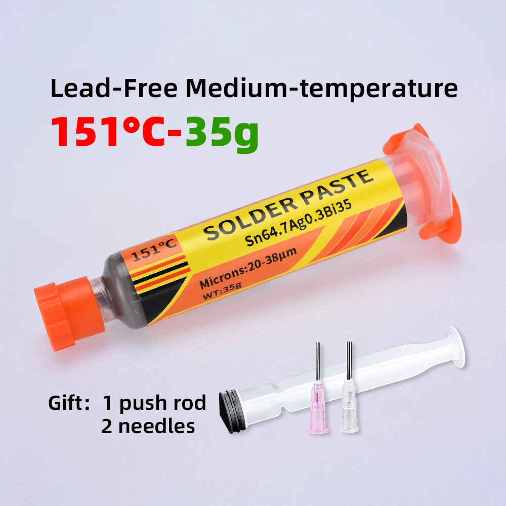 

Бесвинцовая паяльная паста XH-ZG151 для ремонта чипов SMT