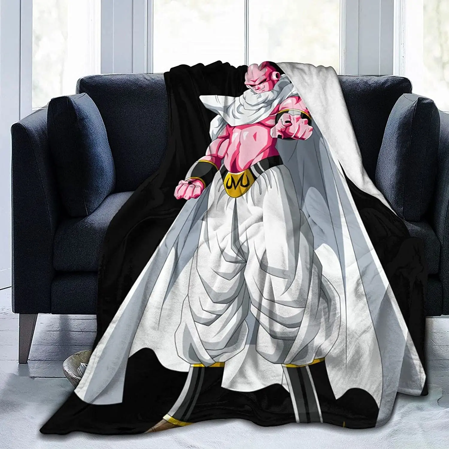 

Majin Buu Fluffy Soft and Comfortable Blanket, Anime Warm Embrace of Sympathy