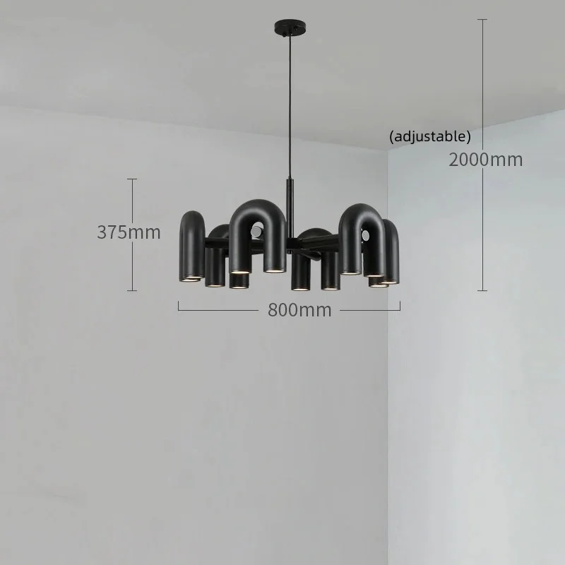 

Люстра xiuxiu подвесная U-образная LED