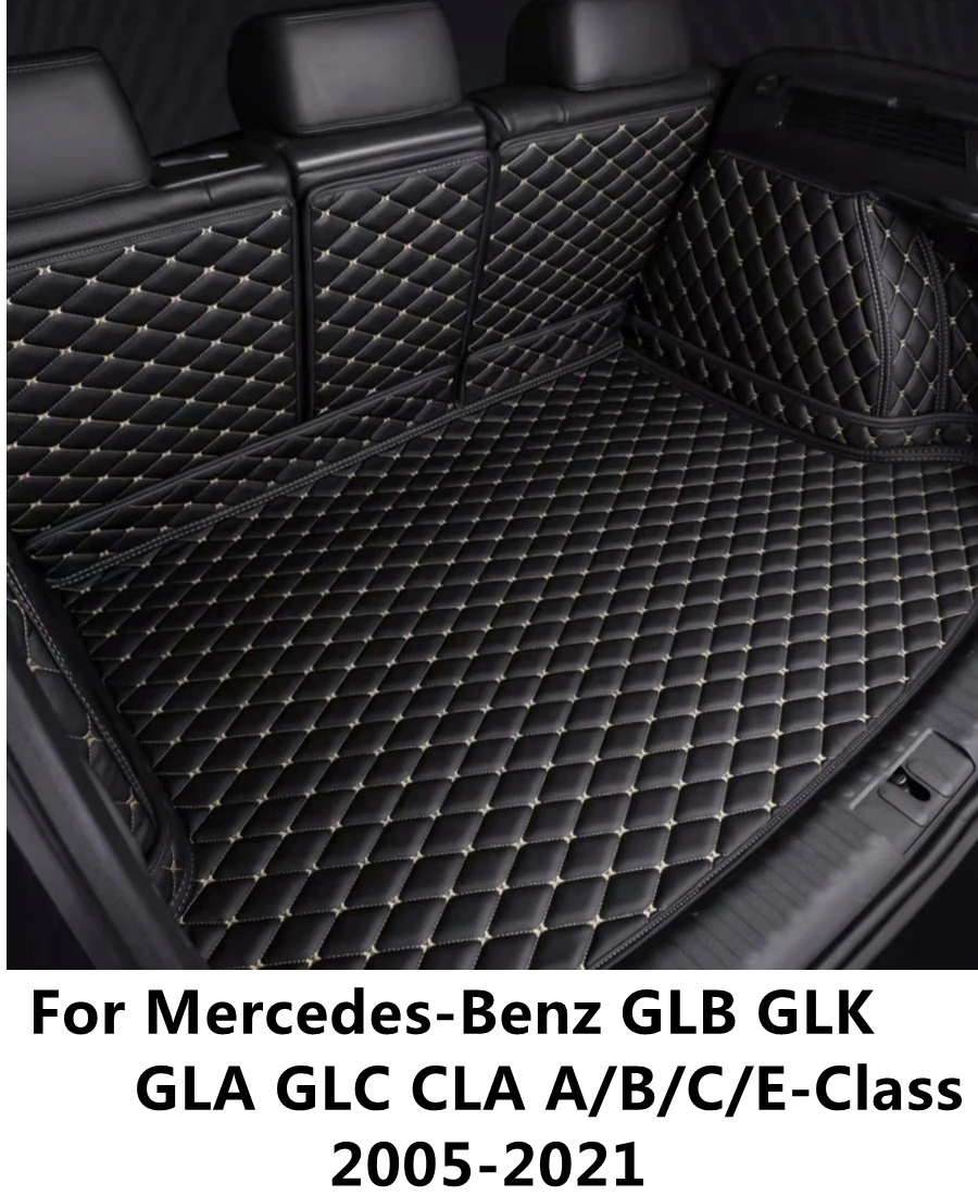 

Waterproof Car Trunk Mat Tail Boot Tray Liner Cargo RearPad Cover For Mercedes-Benz A B C E-Class GLB CLA CLS GLE GLC GLA GLK