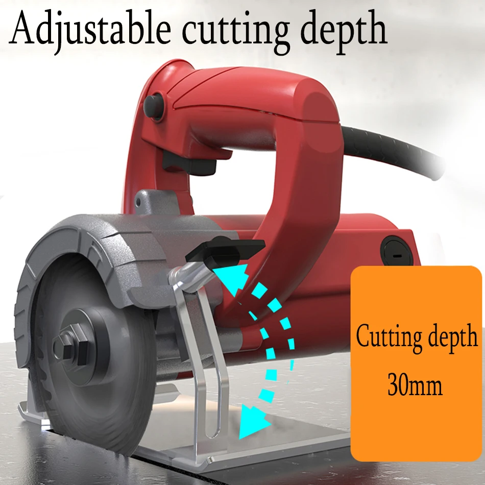 

Электрическая режущая машина высокой мощности 220 В 1580 Вт, многофункциональные инструменты для резки металлической мраморной плитки и кирпича