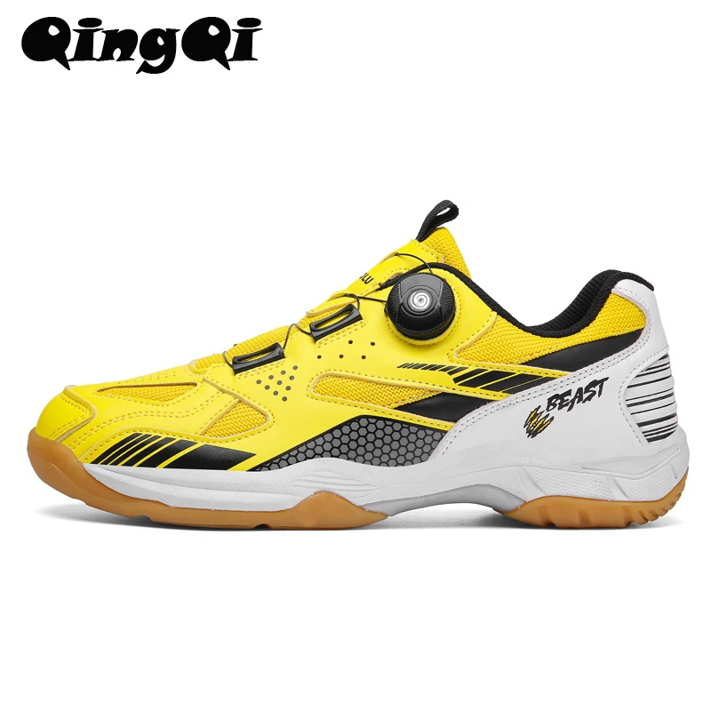 

QQ-B02 NEW Professional Badminton Shoes Mens High Quallity Tennis Shoes Anti-Slippery Sports Training TableTennis shoes For Men