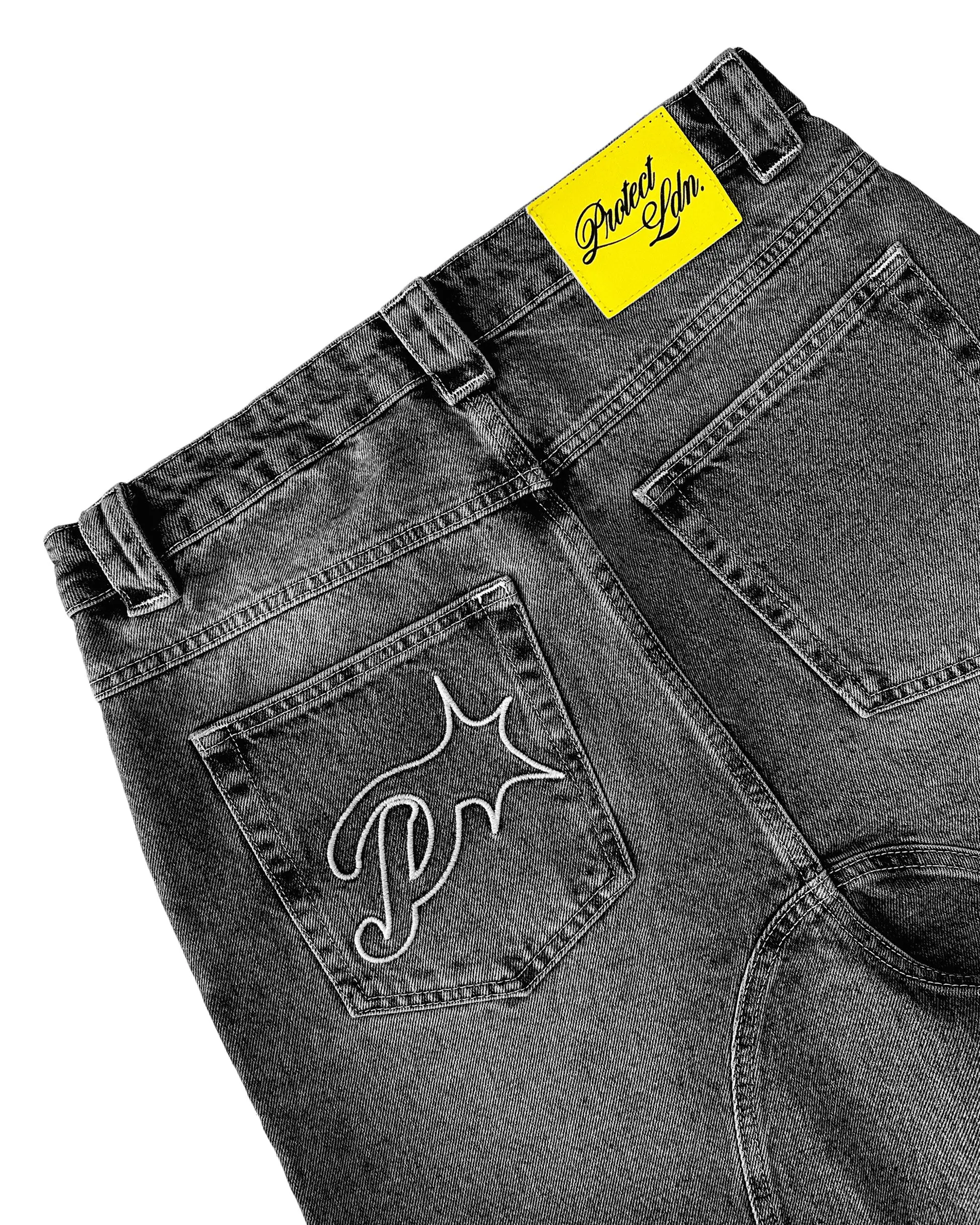 Шорты мужские/женские джинсовые с вышивкой в стиле хип-хоп