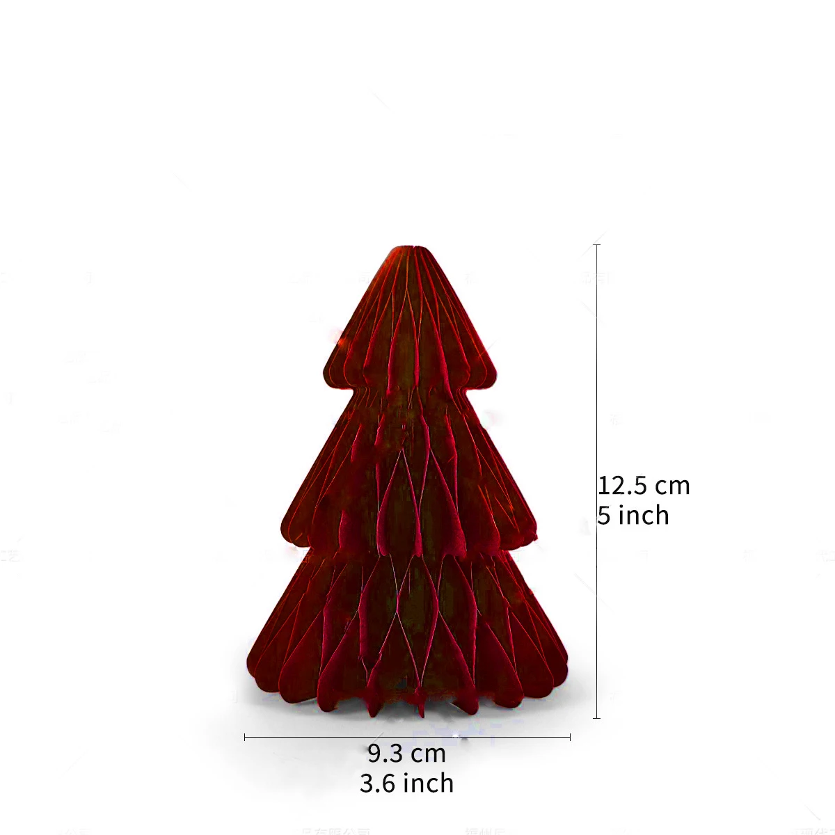 

Красный зелёный бумажный рождественский шар