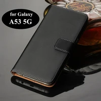 pu leather case for samsung galaxy a53 5g retro protective holster flip cover case for samsung a53 5g gg