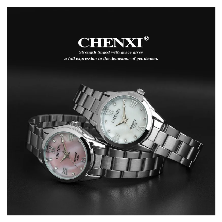 CHENXI New Women Watch Brand Luxury Dress Quartz Ladies Wrist Watch Leather Waterproof Watches Bracelets For Female Gift Clock enlarge