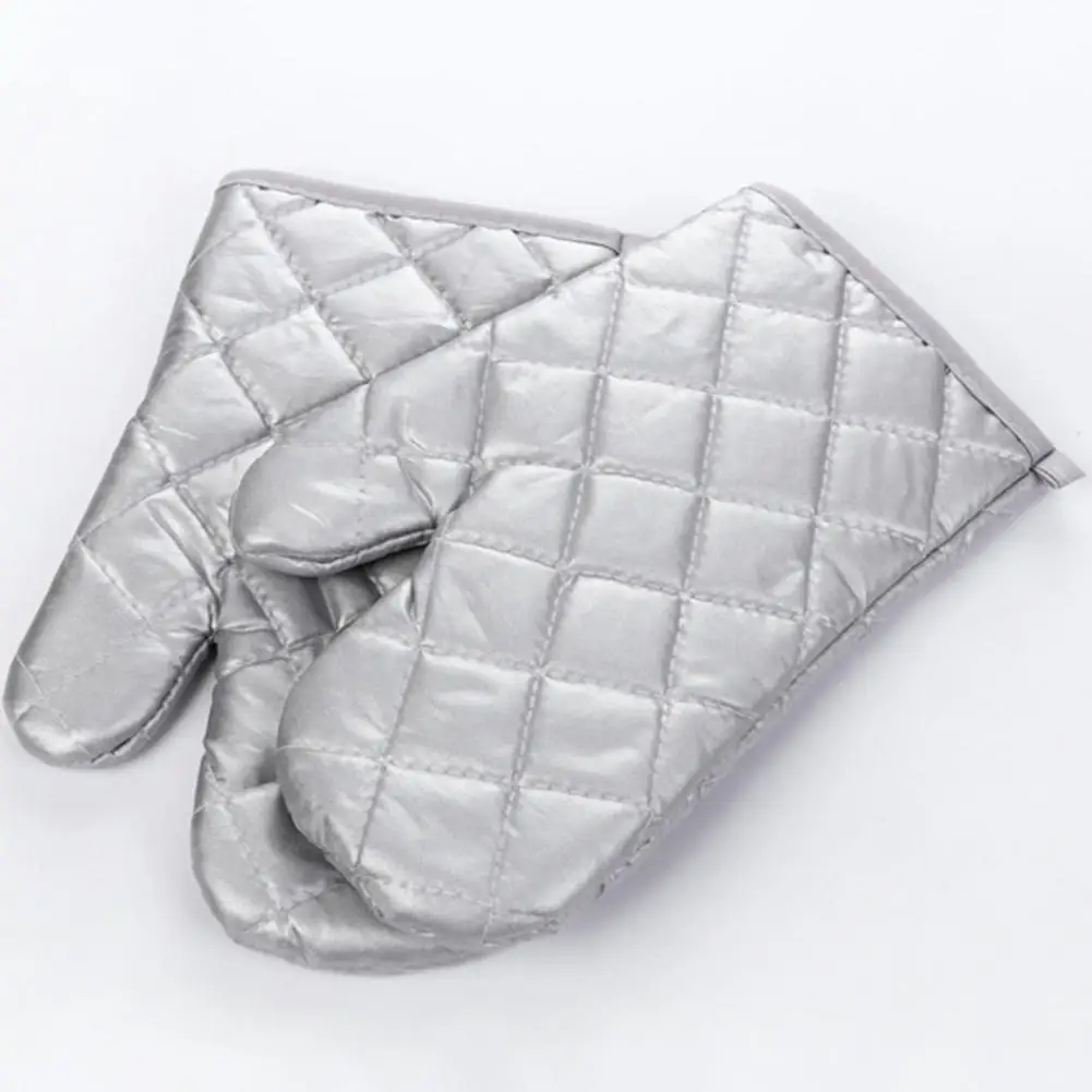 

Portable 1Pc Practical Rhombus Surface Kitchen Gloves Simple Baking Gloves Thickened for Home