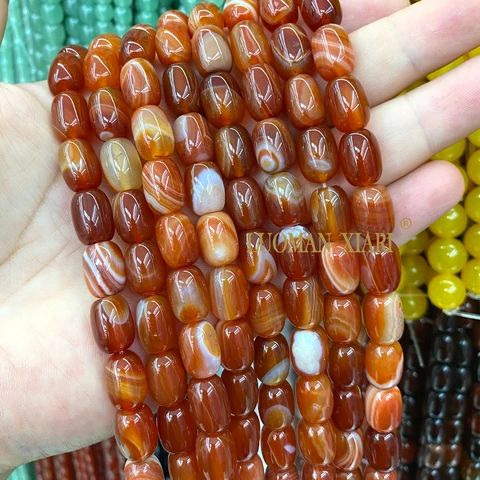 Бусины из красного персидского агата LUOMAN XIARI