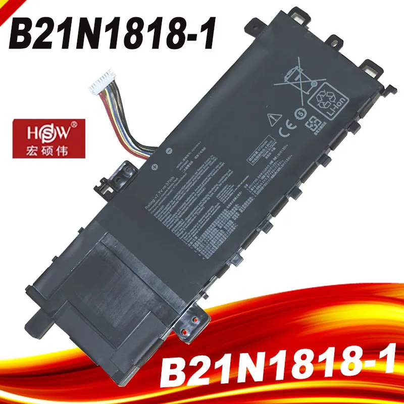 7 6 В 37 Вт H B21N1818 Аккумулятор для ноутбука ASUS VivoBook 17 X712 X712FA X712FB B21N1818-2 C21N1818 B21N18-3 B21N18-1