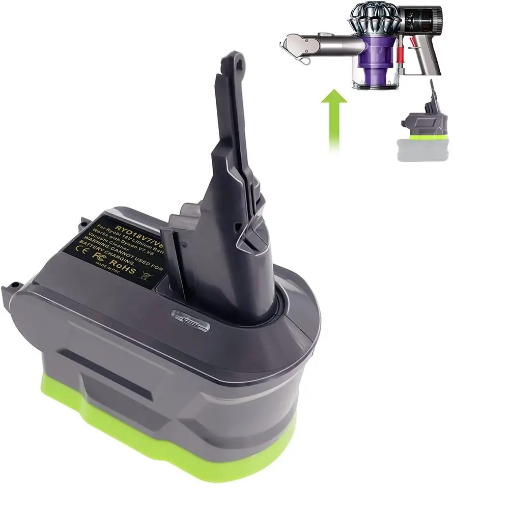 

Tool For Dyson Vacuum Cleaner For Ryobi Li-ion Battery Battery Adapter Power Supply Battery Converter For Dyson|Ryobi