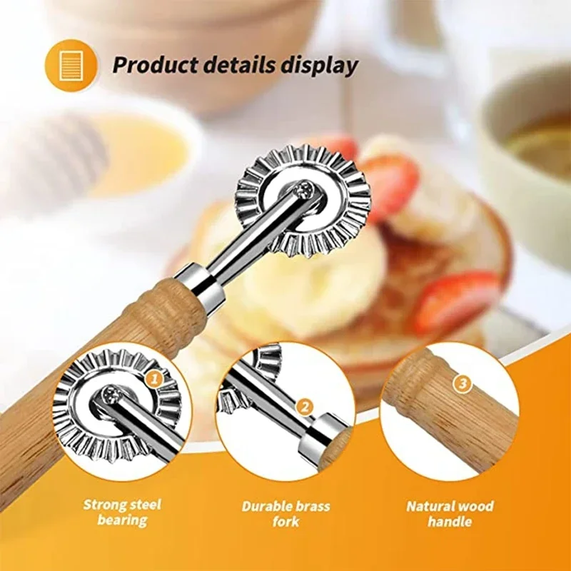 Простой DIY резак для макарон круглый разделитель пиццы и нож кондитерские