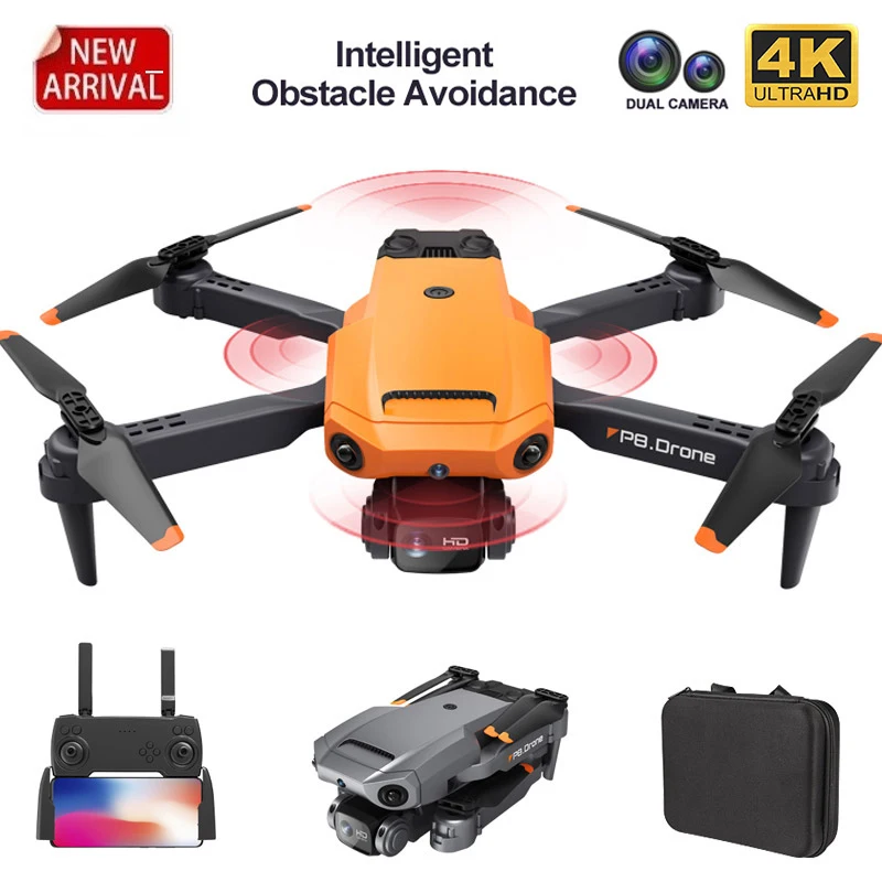 

2022 New P8 PRO Mini Drone 4K Dual Camera Wifi FPV Four Sides Infrared Obstacle Avoidance Folding Quadcopter Helicopter Gifts