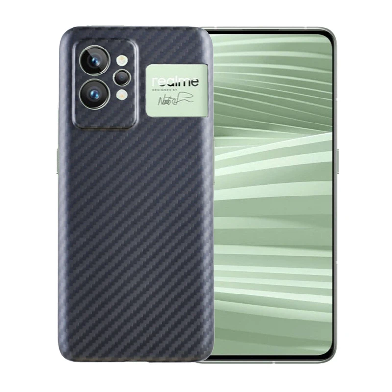 Najtaniej Pokrowiec Na Realme GT2 Pro Ultracienki Modne ładne Otwory Z Włókna Węglowego Aramidowe Przeciwwybuchowe Etui Na Telefony Komórkowe Osłona Zabezpieczająca