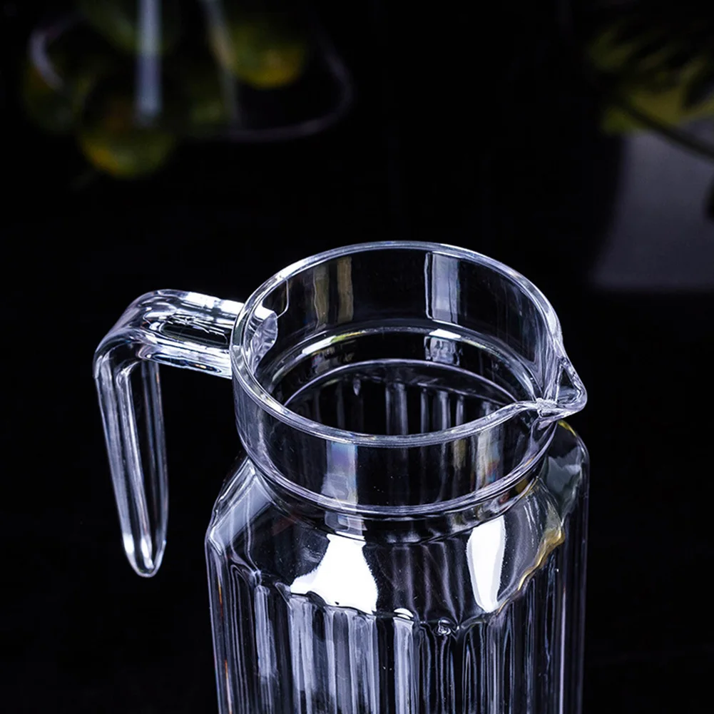 

1.1L Water Juice JUG Pitcher GLASS BOTTLE Cocktail Fridge Liquid Storage Jar Kitchen Home Drink Bottle Pot With Cover