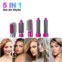 hair dryer 5 in 1 heat comb household electric hair curler hair straightener styling tools hair dryer professional curling iron
