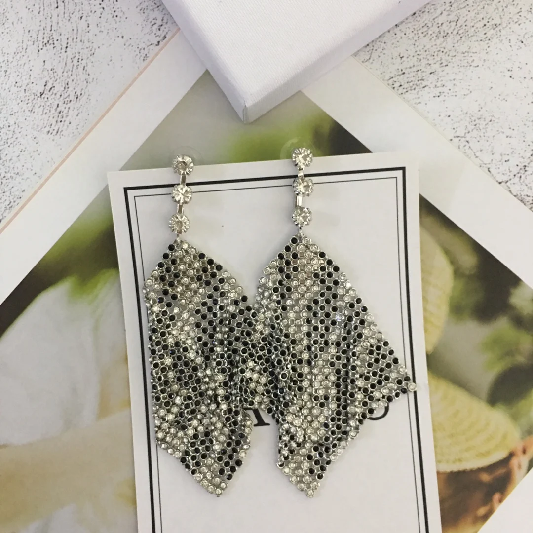 

VH Unsunal Romantic Autumn Popular Snake Skin-Like Boho Drop Earring for Women Fashion Jewelry Gift