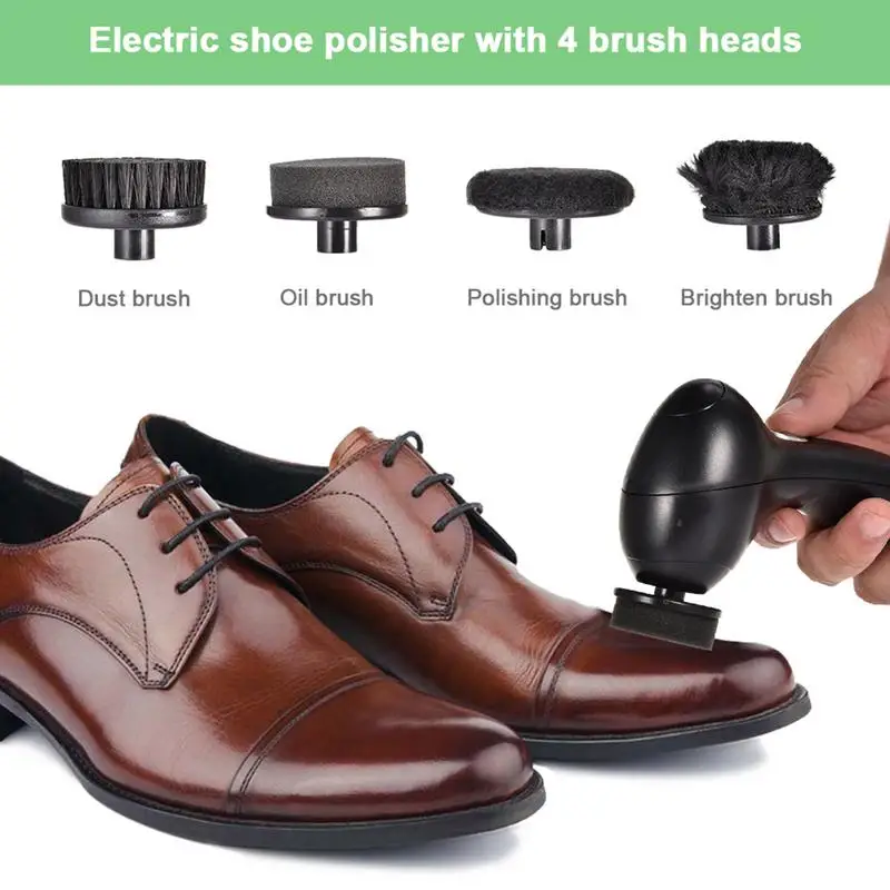 

Wipe Automatic Carry Brush For Shine Shoes Shoe Boots Leather Easy Handheld Care Electric Sofa Portable Shoe To Brush Polisher