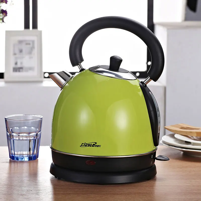 

1.8L Electric Kettle with Auto Shut-off 220V/1800W Fast-boiling Smart Stainless Steel BPA-free Interior Tea Kettle Green/Blue