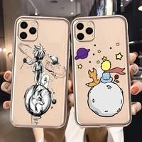 cute the little prince phone cover for iphone 11 12 13 pro max x xr xs max 6 6s 7 8 plus 12 13 mini clear soft silicone tpu case