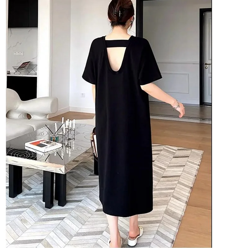 Модные летние платья для женщин новинка 2023 года длинное платье выше колена